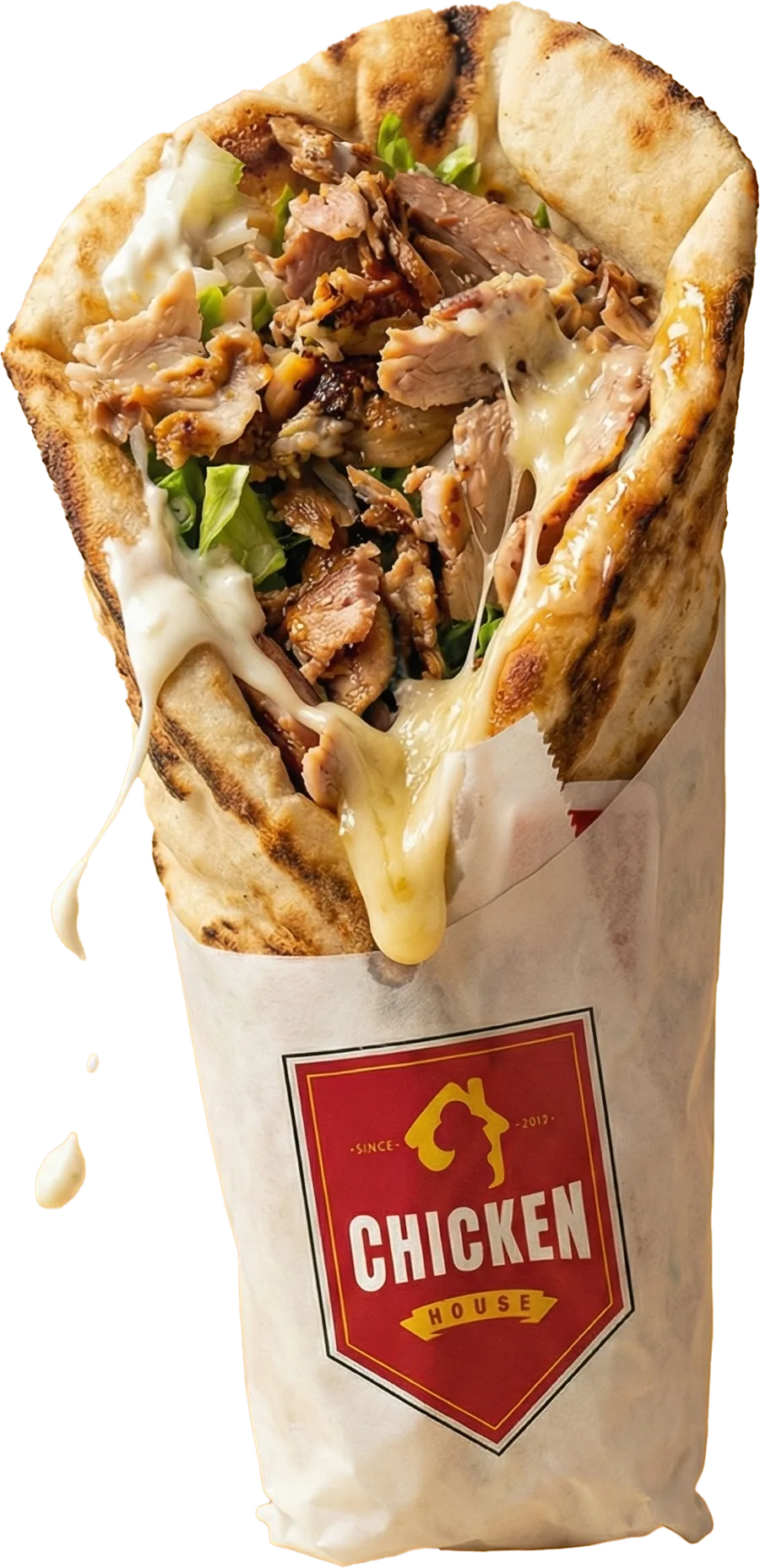 Le Naan Chicken House dans son étui au logo