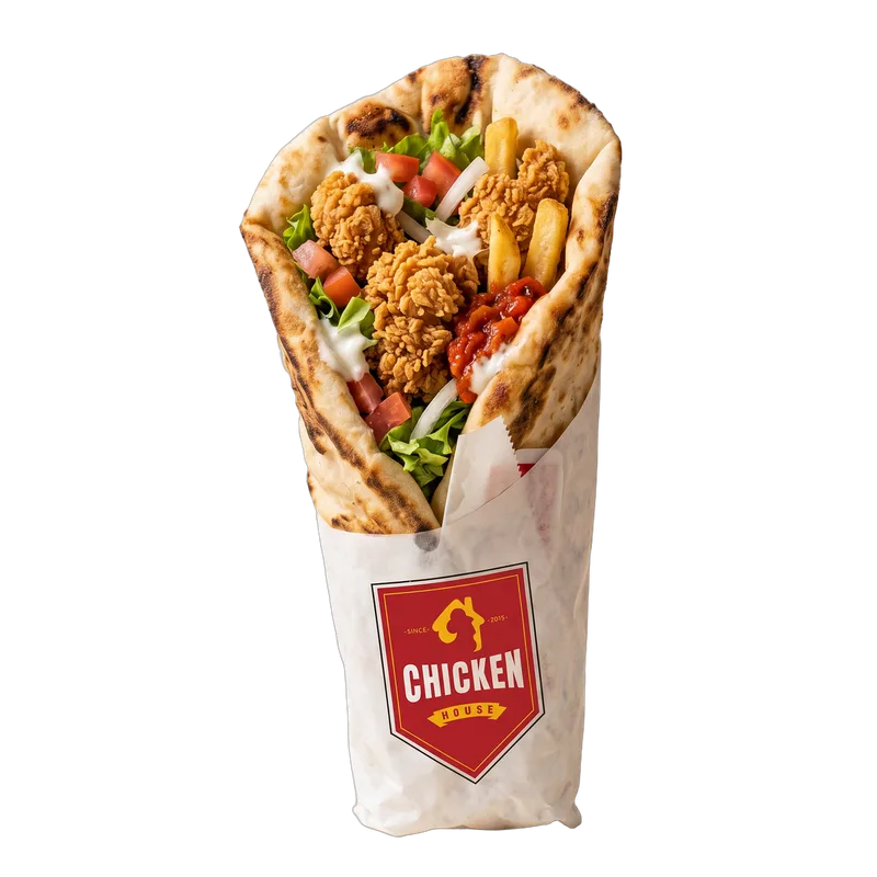 Naan Crispy, poulet crispy, Chicken House Tunis