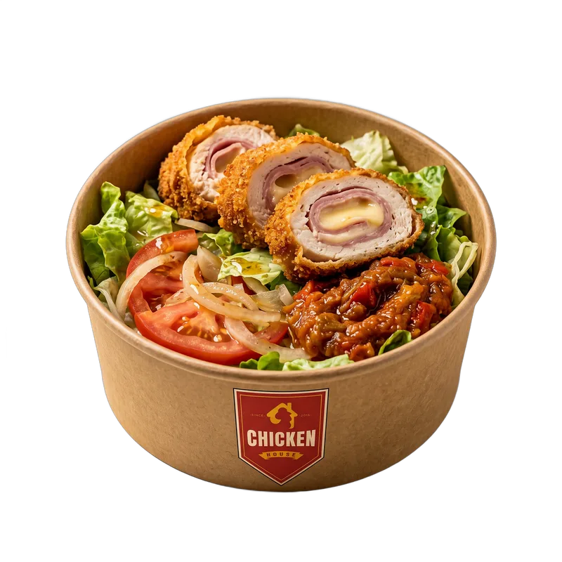 Salade Cordon Bleu, cordon bleu, Chicken House Tunis